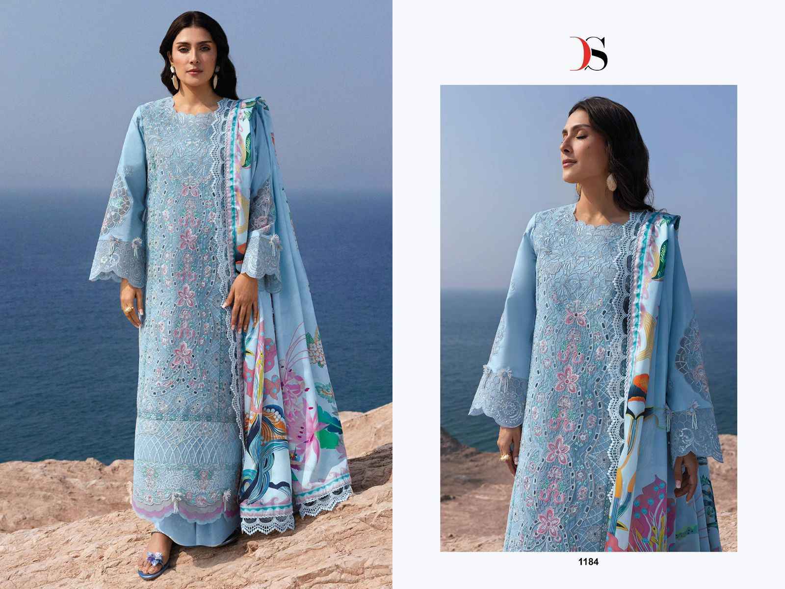 Deepsy Sirene Luxury Lawn 25 Vol 2 Cotton Dress Material 6 pcs Catalogue