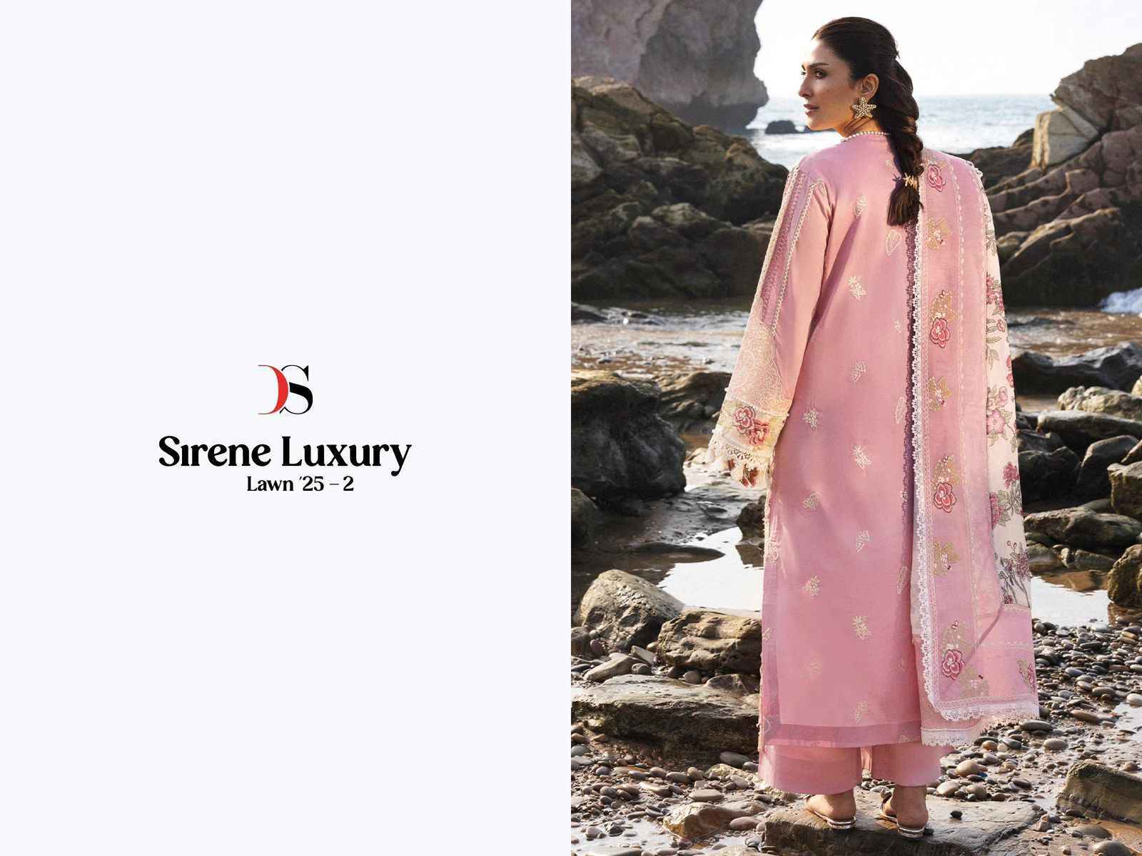 Deepsy Sirene Luxury Lawn 25 Vol 2 Cotton Dress Material 6 pcs Catalogue