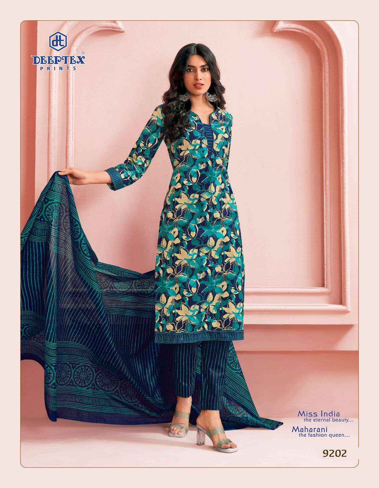 Deeptex Miss India Vol-92 Cotton Dress Material (16 pcs Catalogue)