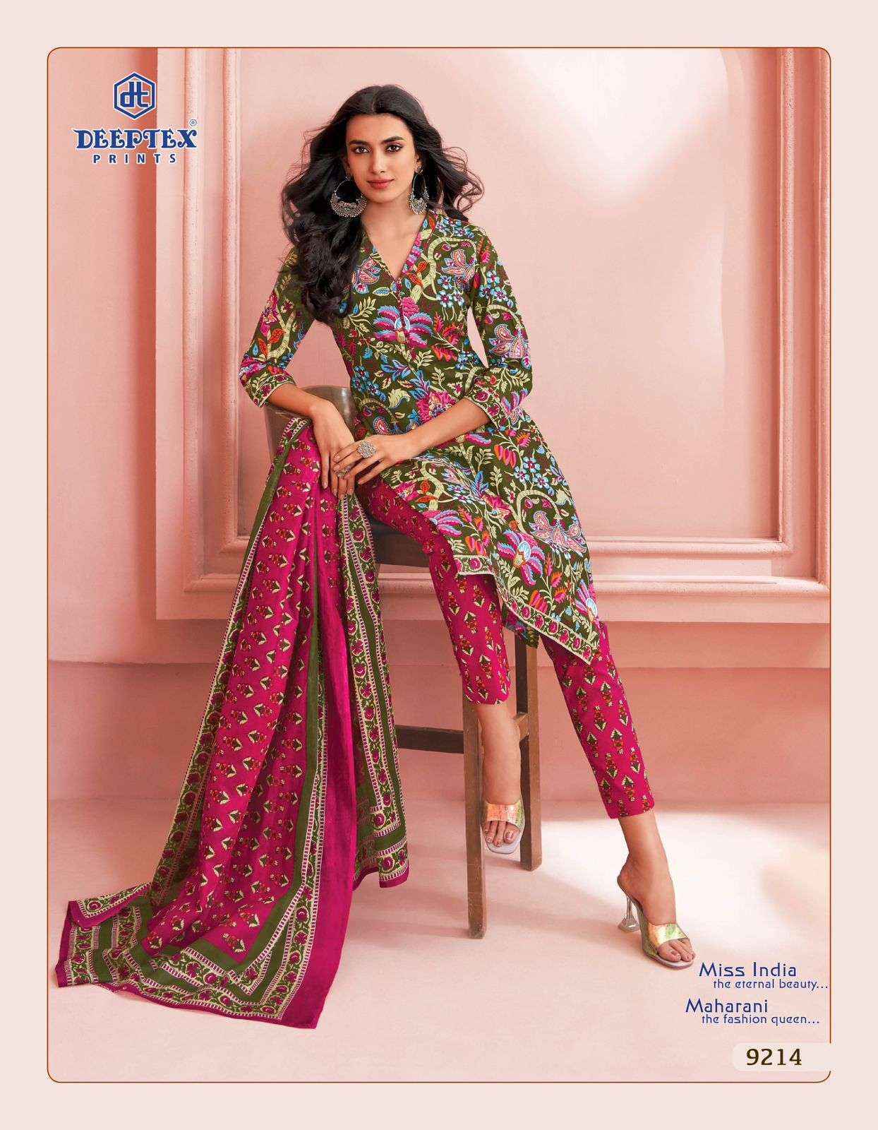 Deeptex Miss India Vol-92 Cotton Dress Material (16 pcs Catalogue)