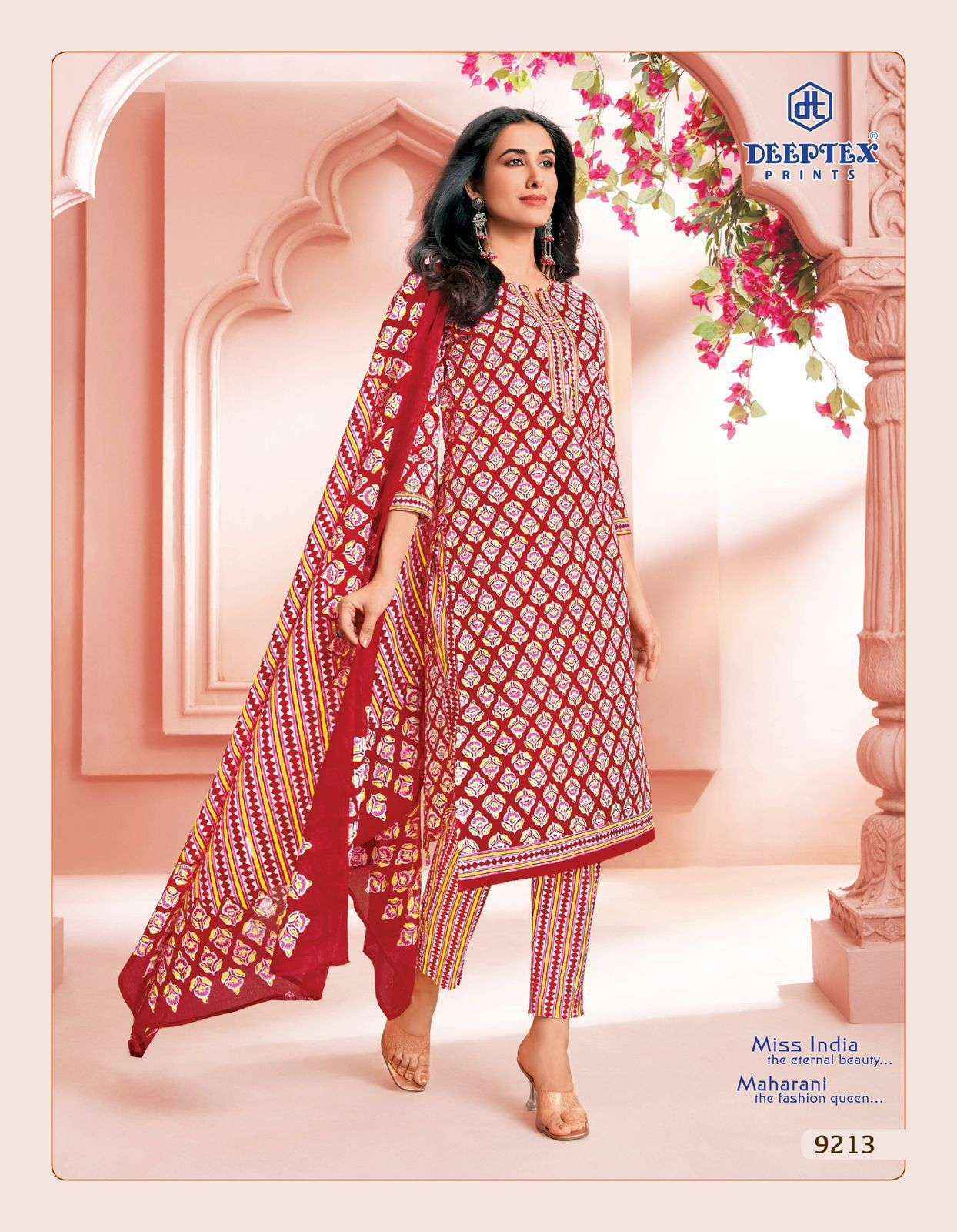 Deeptex Miss India Vol-92 Cotton Dress Material (16 pcs Catalogue)