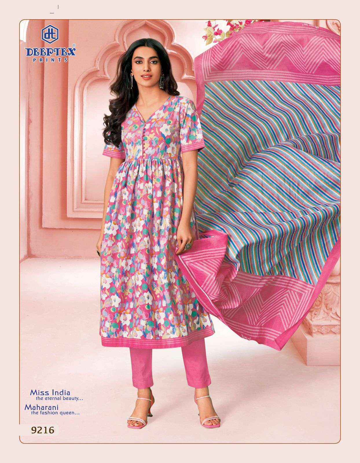 Deeptex Miss India Vol-92 Cotton Dress Material (16 pcs Catalogue)