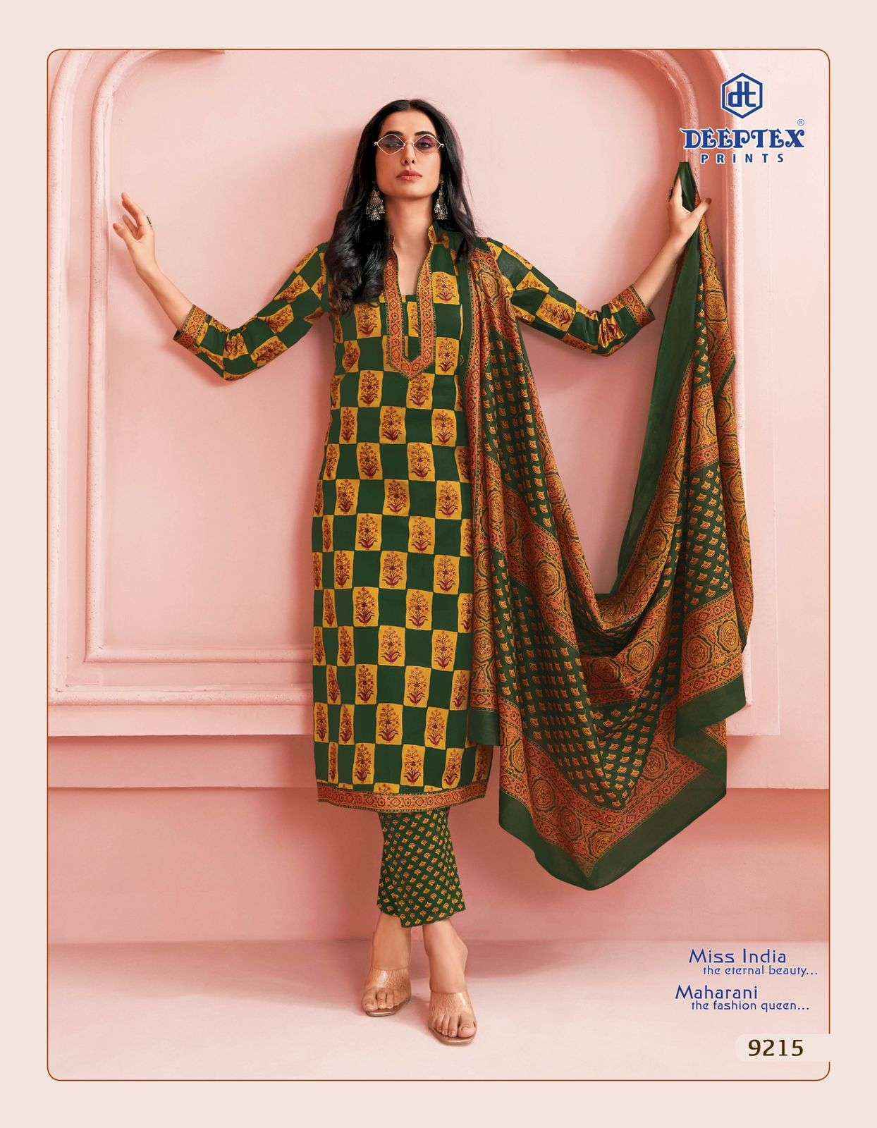 Deeptex Miss India Vol-92 Cotton Dress Material (16 pcs Catalogue)