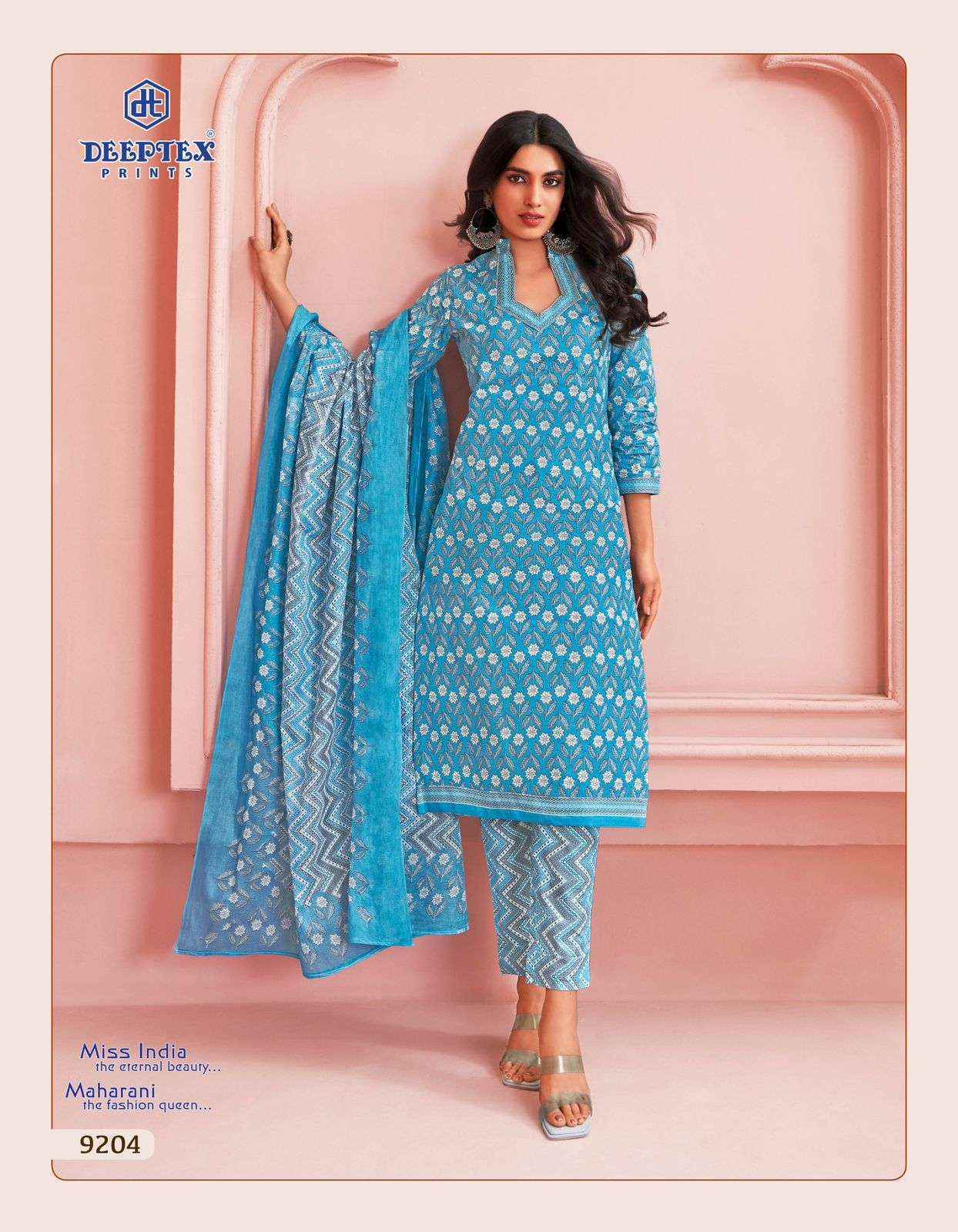 Deeptex Miss India Vol-92 Cotton Dress Material (16 pcs Catalogue)