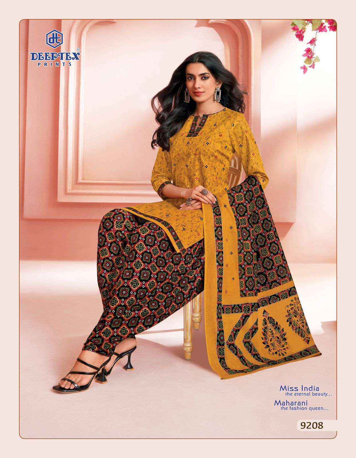 Deeptex Miss India Vol-92 Cotton Dress Material (16 pcs Catalogue)
