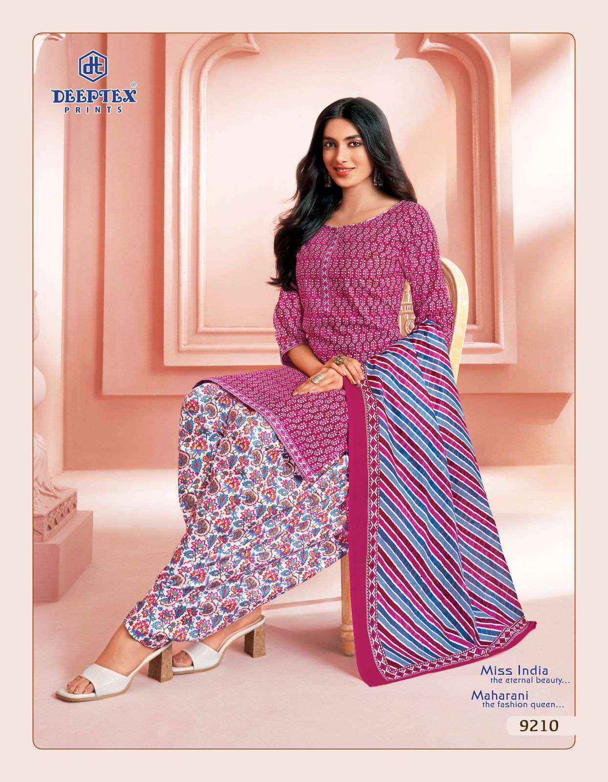 Deeptex Miss India Vol-92 Cotton Dress Material (16 pcs Catalogue)