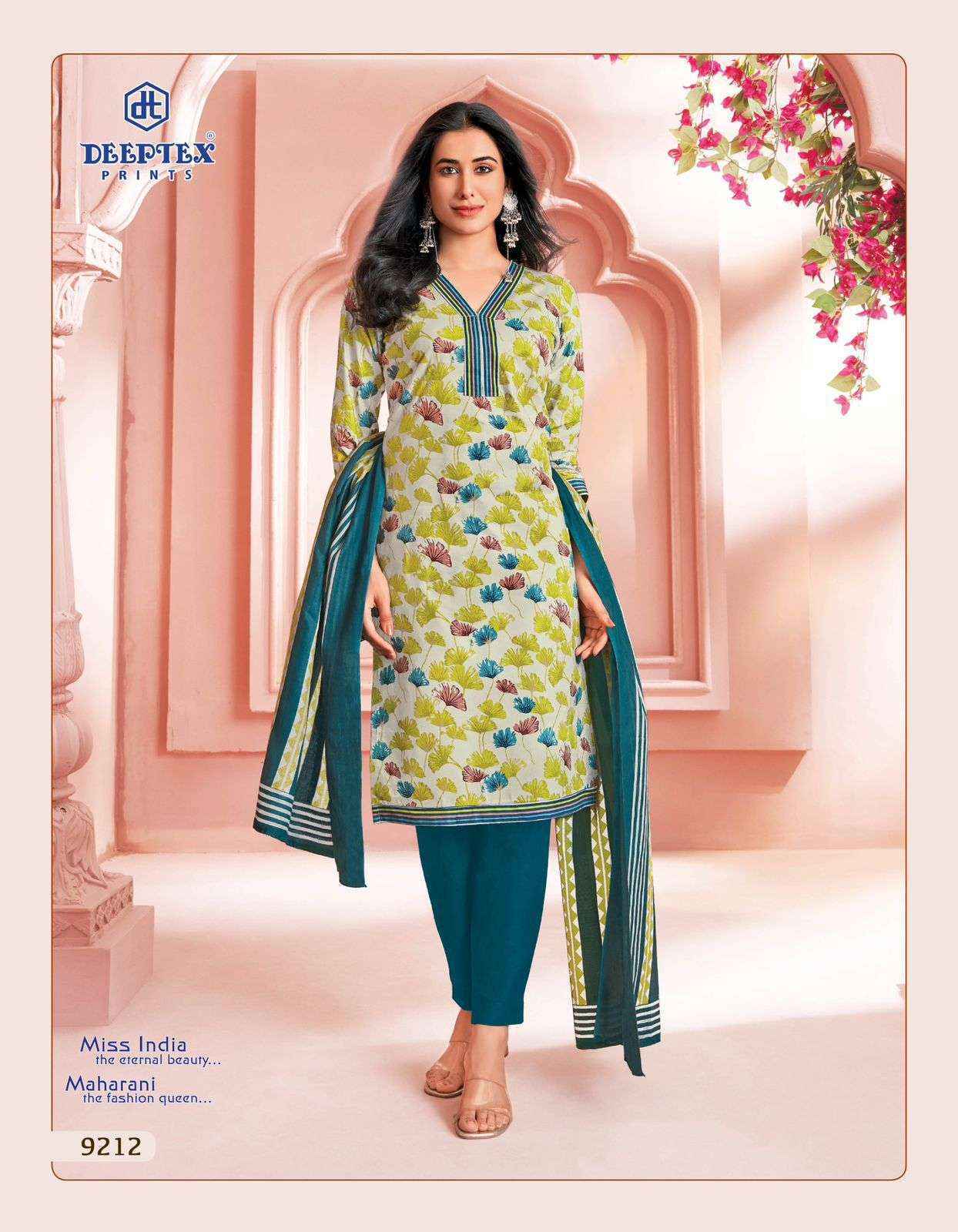 Deeptex Miss India Vol-92 Cotton Dress Material (16 pcs Catalogue)