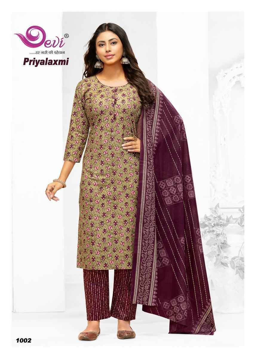 Devi Priyalaxmi Vol-1 Readymade Cotton Dress (12 pcs Catalogue)