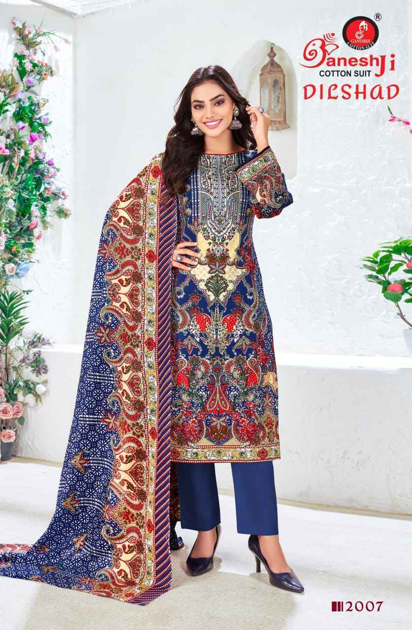 Ganesh Ji Dilshad Vol-2 Soft Cotton Dress Material (8 pcs Catalogue)