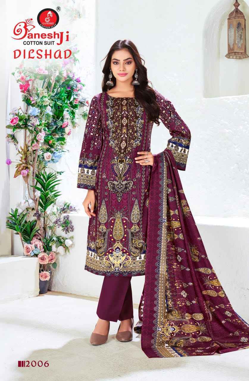 Ganesh Ji Dilshad Vol-2 Soft Cotton Dress Material (8 pcs Catalogue)