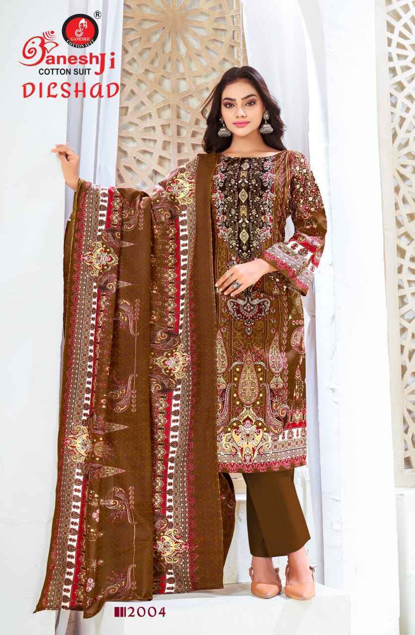 Ganesh Ji Dilshad Vol-2 Soft Cotton Dress Material (8 pcs Catalogue)