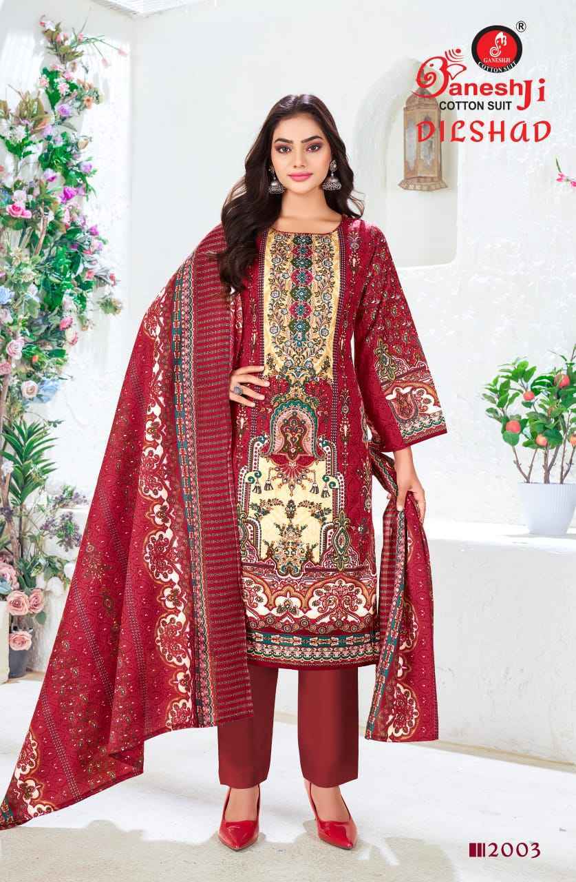 Ganesh Ji Dilshad Vol-2 Soft Cotton Dress Material (8 pcs Catalogue)