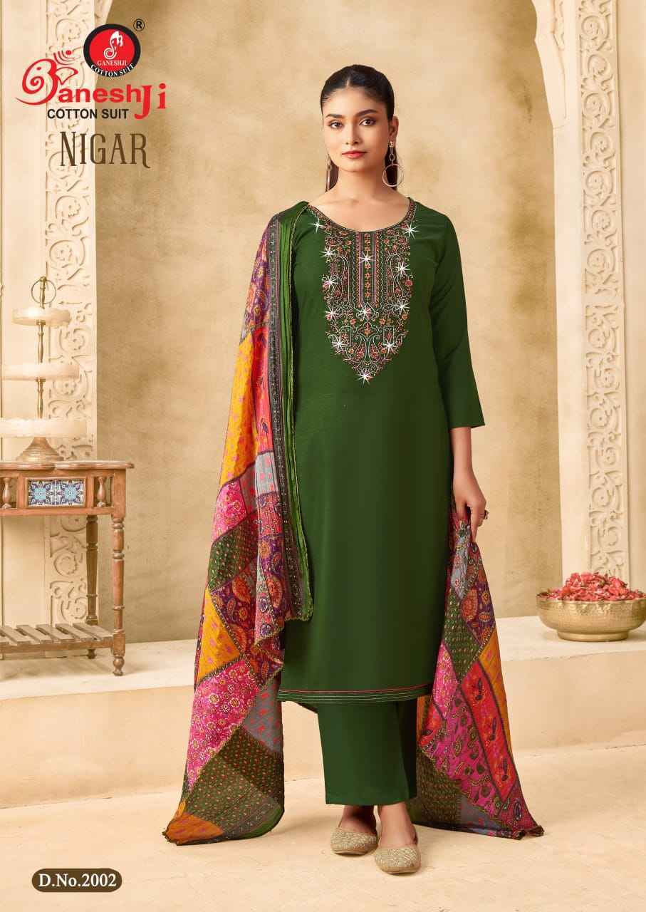Ganesh Ji Nigar Vol 2 Rayon Dress Material 8 pcs Catalogue
