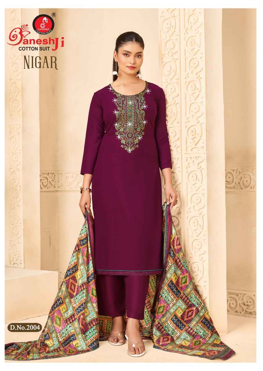 Ganesh Ji Nigar Vol 2 Rayon Dress Material 8 pcs Catalogue