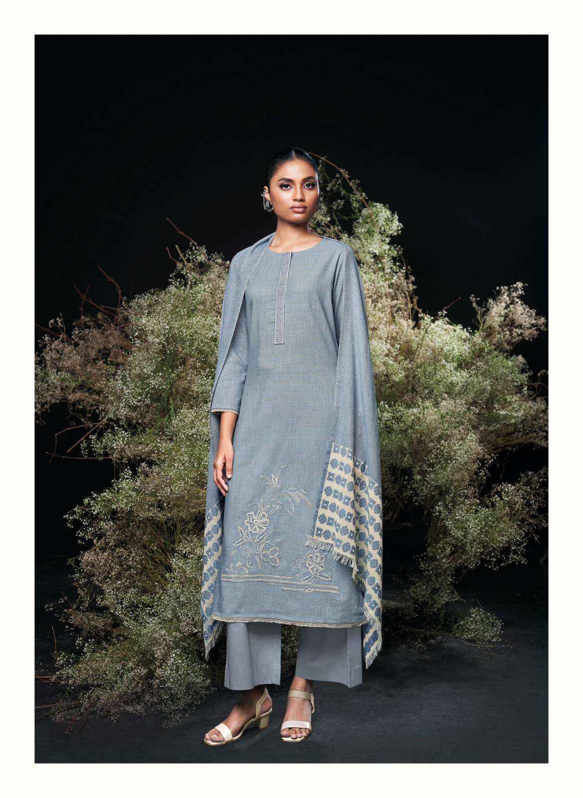 Ganga Charoline Cotton Dress Material (6 pcs Catalogue)