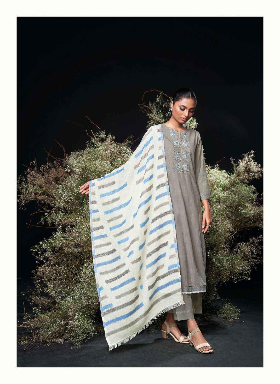 Ganga Charoline Cotton Dress Material (6 pcs Catalogue)