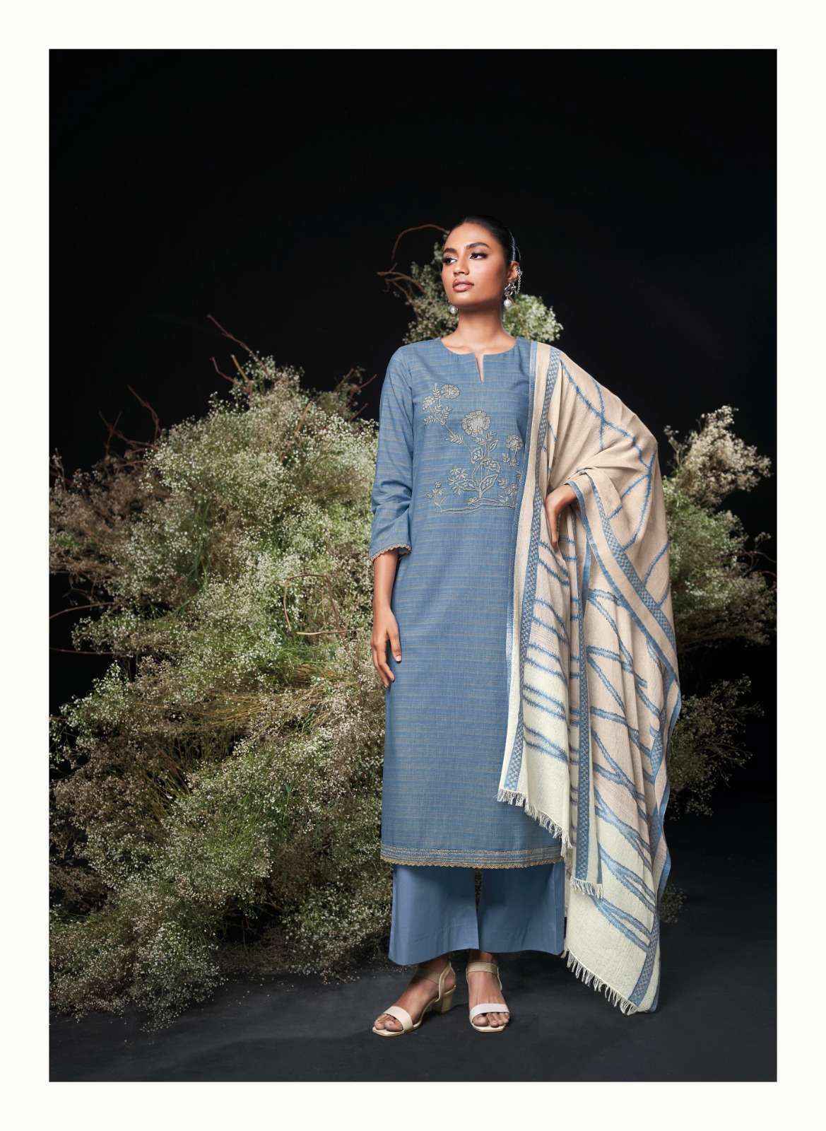 Ganga Charoline Cotton Dress Material (6 pcs Catalogue)