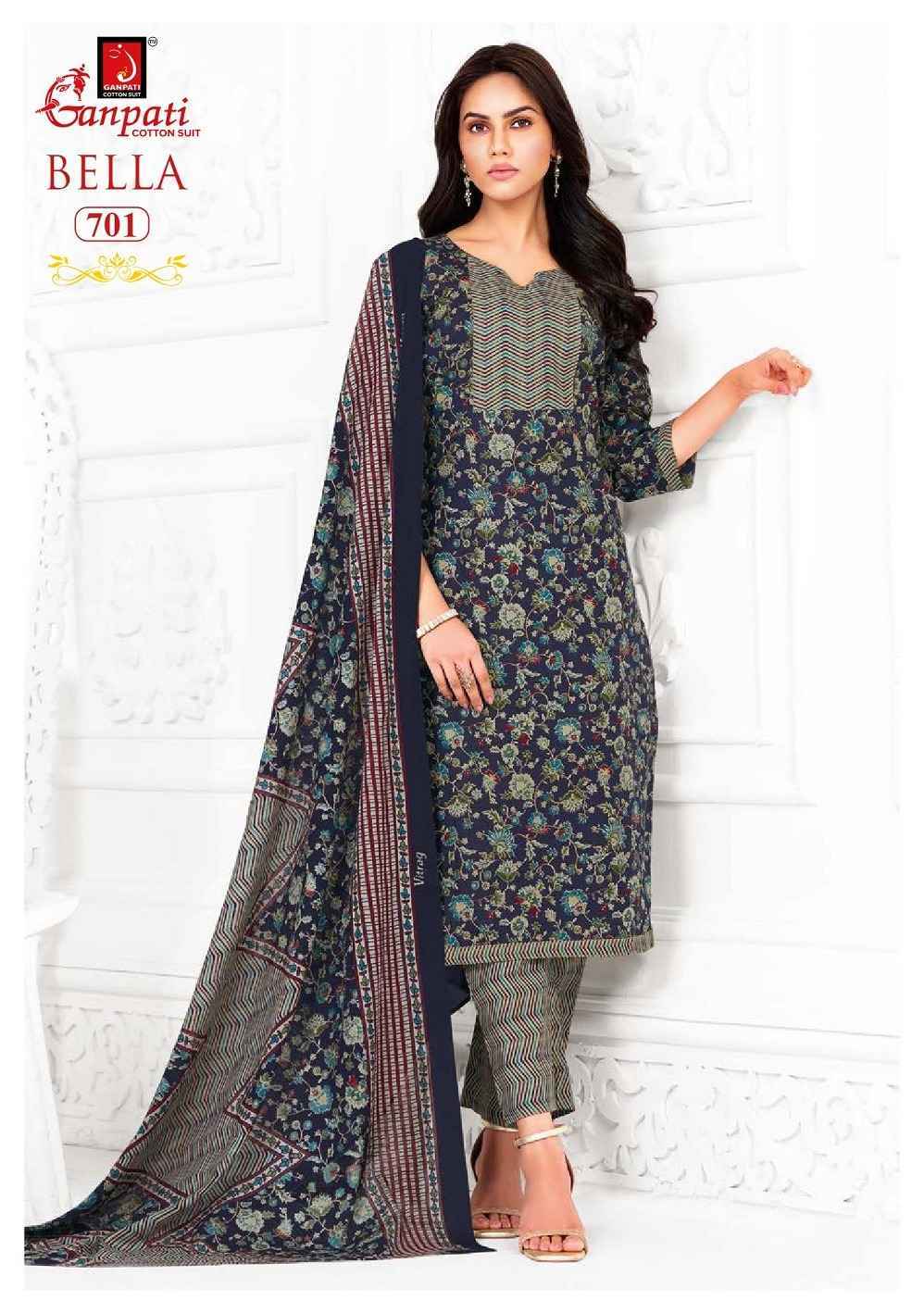 Ganpati Bella Patiyala Vol- 7 Readymade Cotton Dress (15 pcs Catalogue)