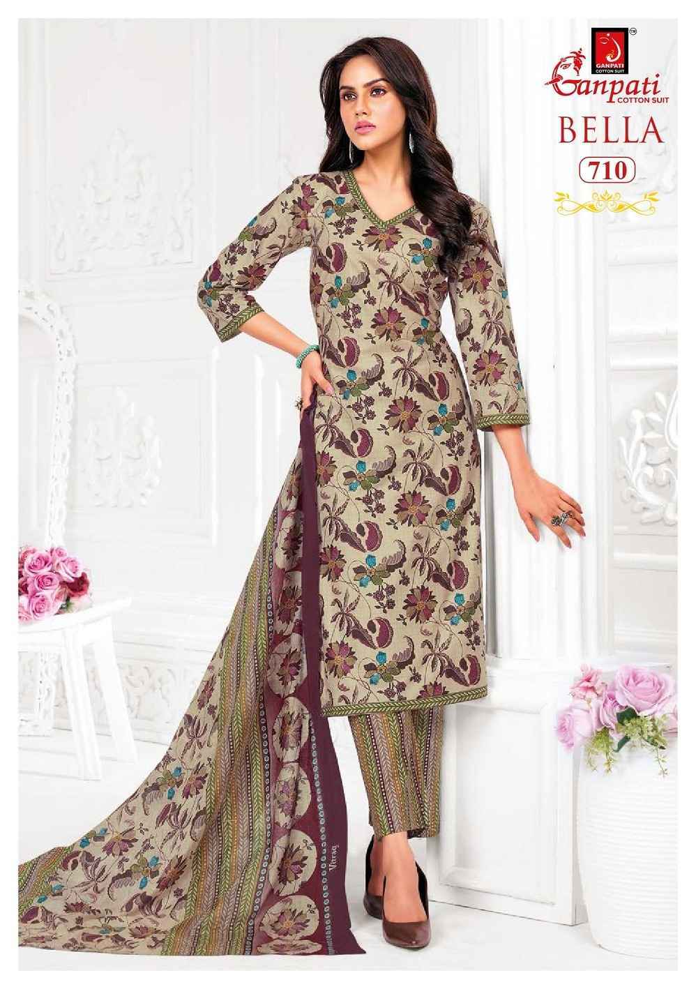 Ganpati Bella Patiyala Vol- 7 Readymade Cotton Dress (15 pcs Catalogue)