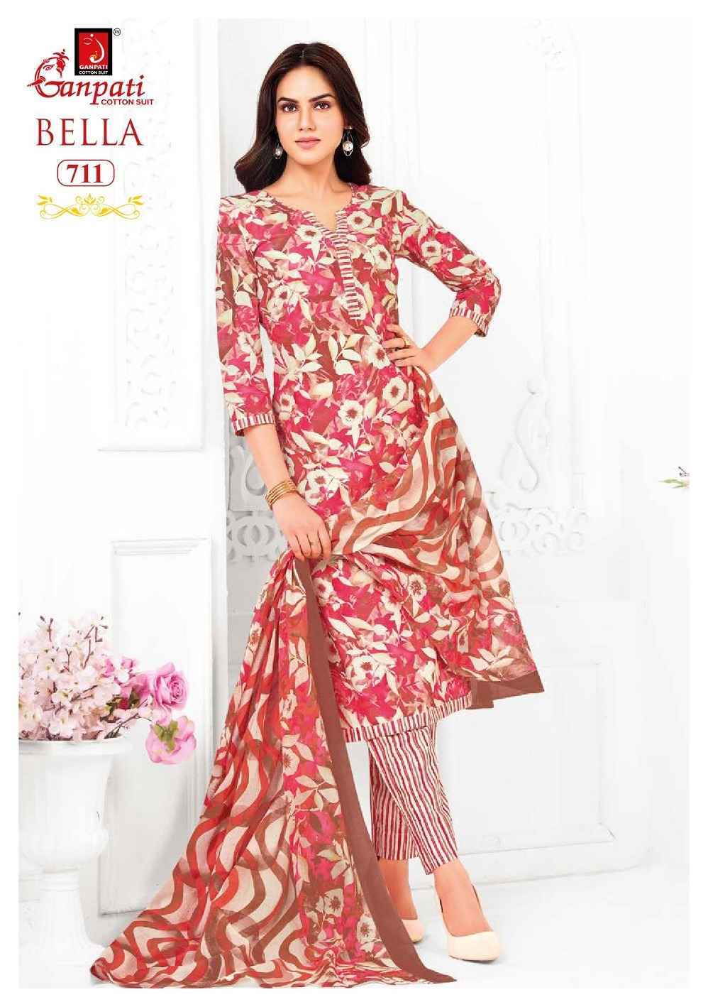 Ganpati Bella Patiyala Vol- 7 Readymade Cotton Dress (15 pcs Catalogue)