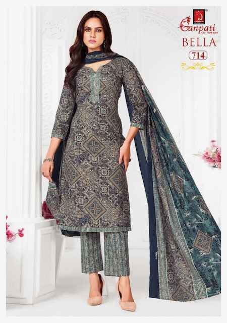 Ganpati Bella Patiyala Vol- 7 Readymade Cotton Dress (15 pcs Catalogue)