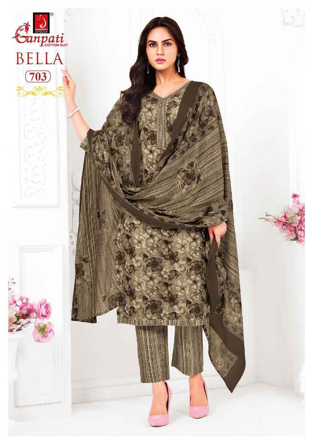 Ganpati Bella Patiyala Vol- 7 Readymade Cotton Dress (15 pcs Catalogue)