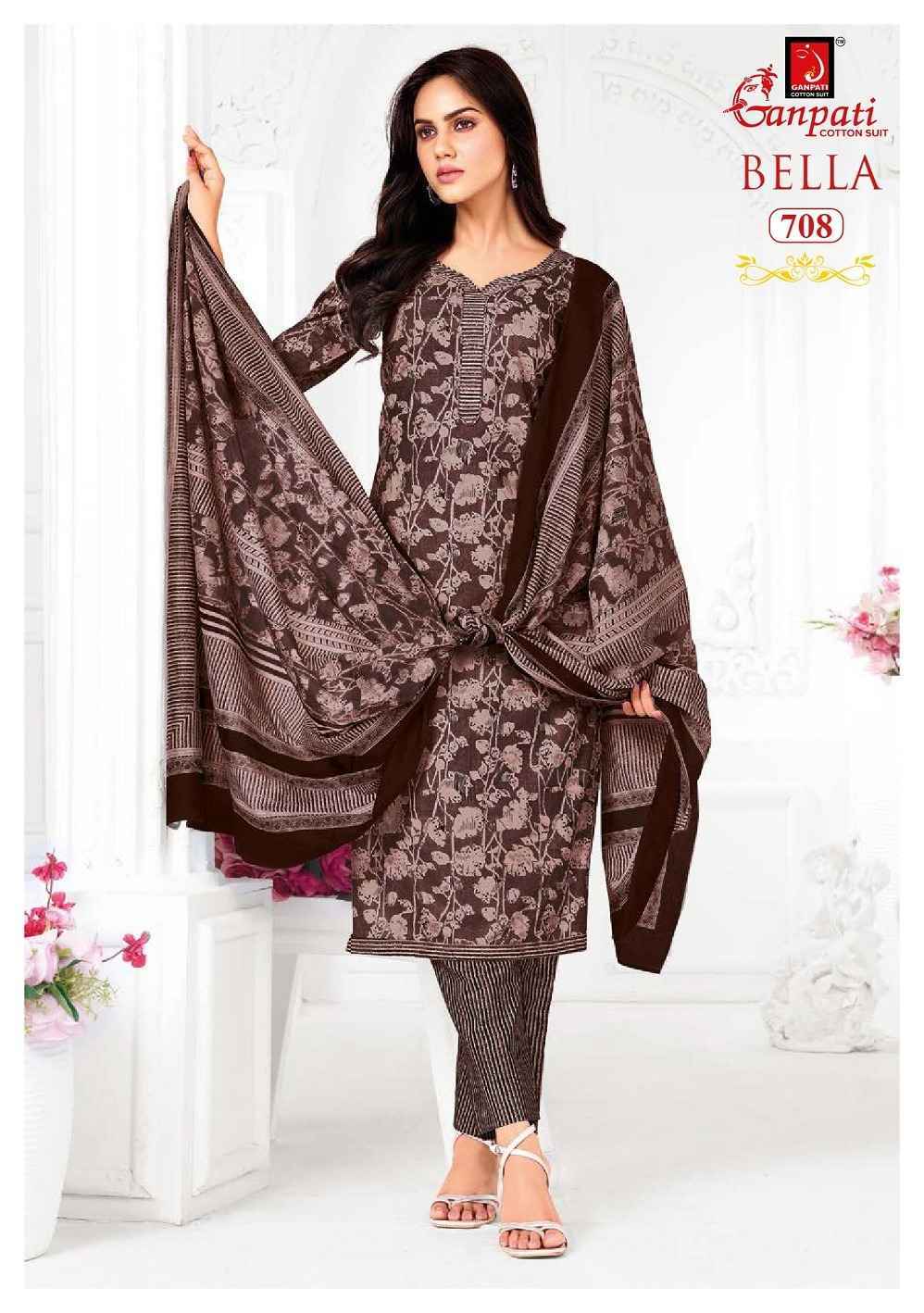 Ganpati Bella Patiyala Vol- 7 Readymade Cotton Dress (15 pcs Catalogue)