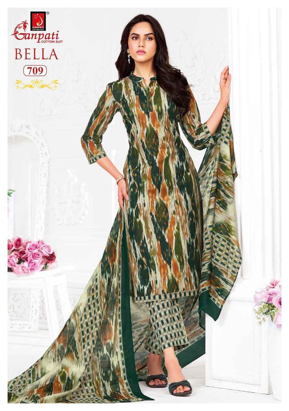 Ganpati Bella Patiyala Vol- 7 Readymade Cotton Dress (15 pcs Catalogue)