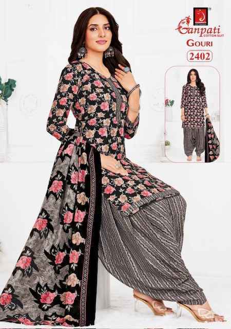 Ganpati Gouri Vol-10 Cotton Dress Material (15 pcs Catalogue)