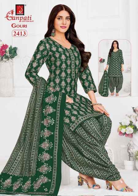 Ganpati Gouri Vol-10 Cotton Dress Material (15 pcs Catalogue)