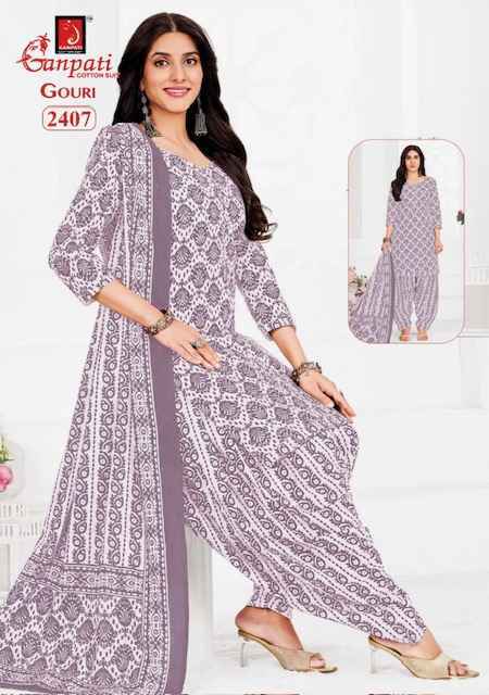 Ganpati Gouri Vol-10 Cotton Dress Material (15 pcs Catalogue)