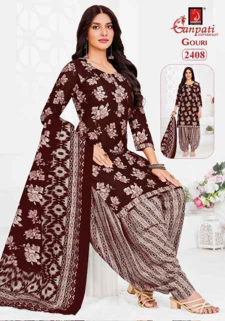 Ganpati Gouri Vol-10 Cotton Dress Material (15 pcs Catalogue)