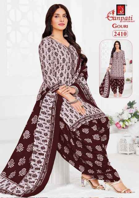 Ganpati Gouri Vol-10 Cotton Dress Material (15 pcs Catalogue)
