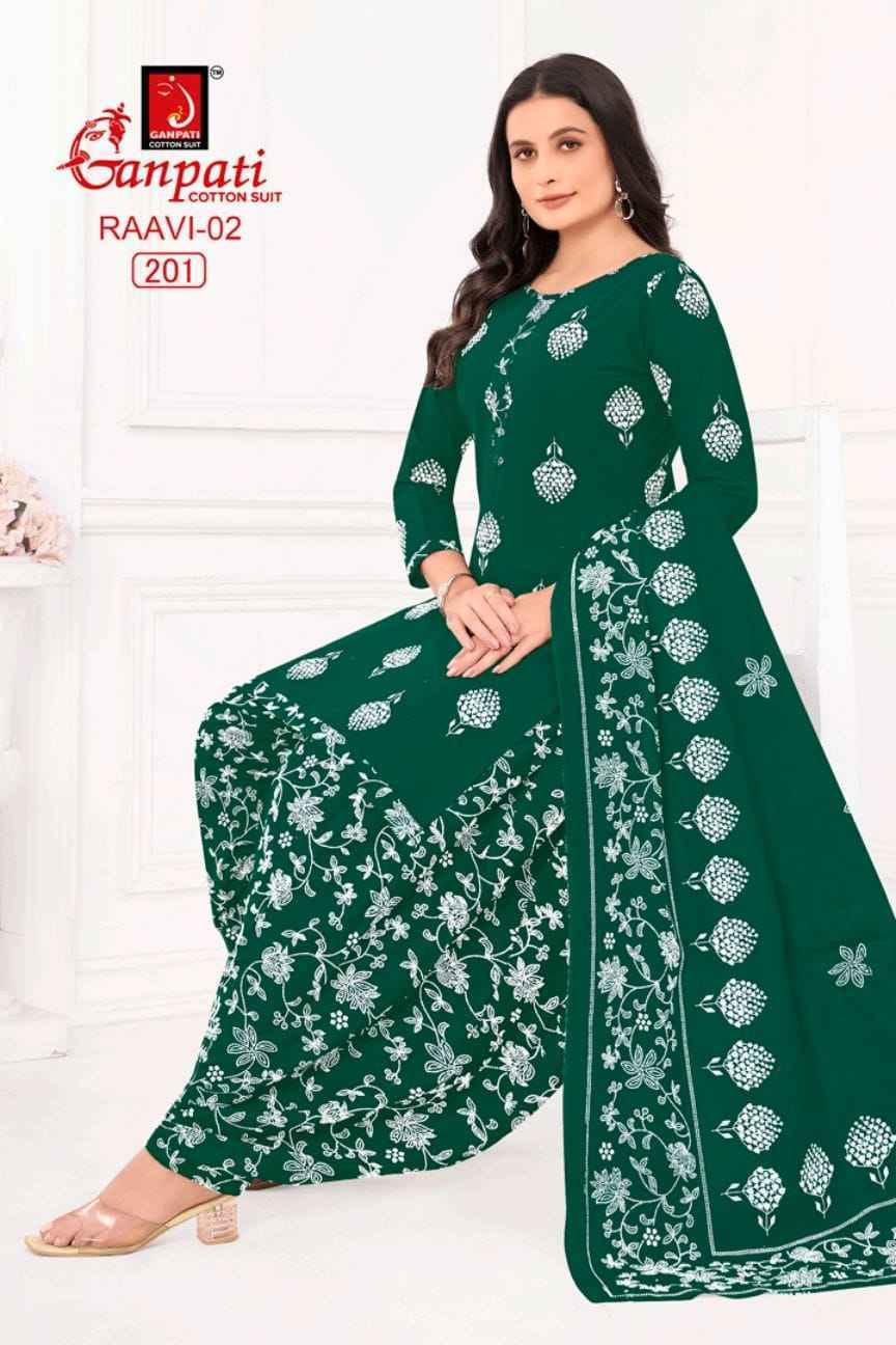 Ganpati Raavi Vol-2 Cotton Dress Material (6 pcs Catalogue)