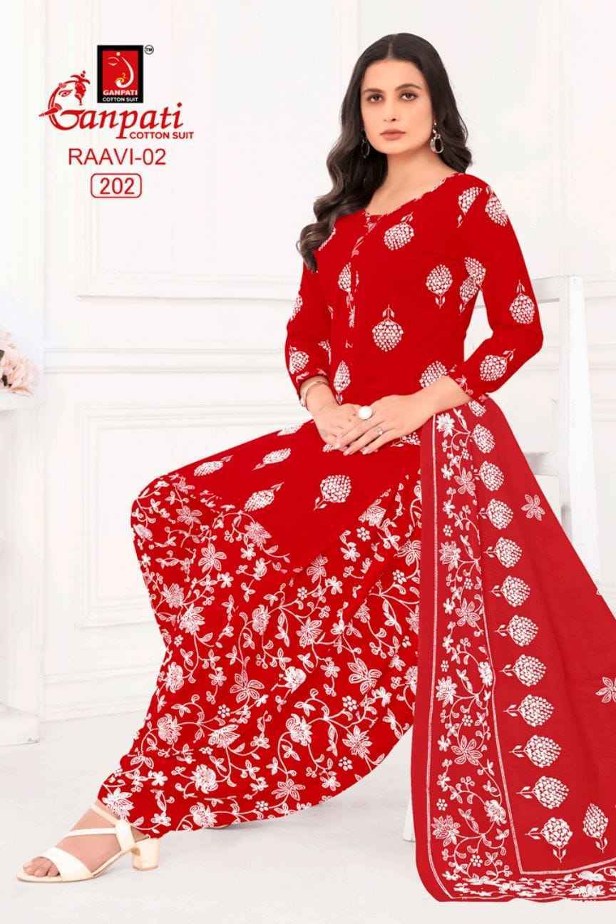 Ganpati Raavi Vol-2 Cotton Dress Material (6 pcs Catalogue)