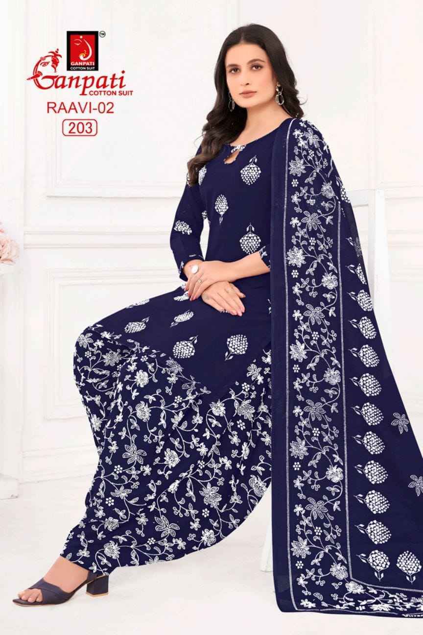 Ganpati Raavi Vol-2 Cotton Dress Material (6 pcs Catalogue)