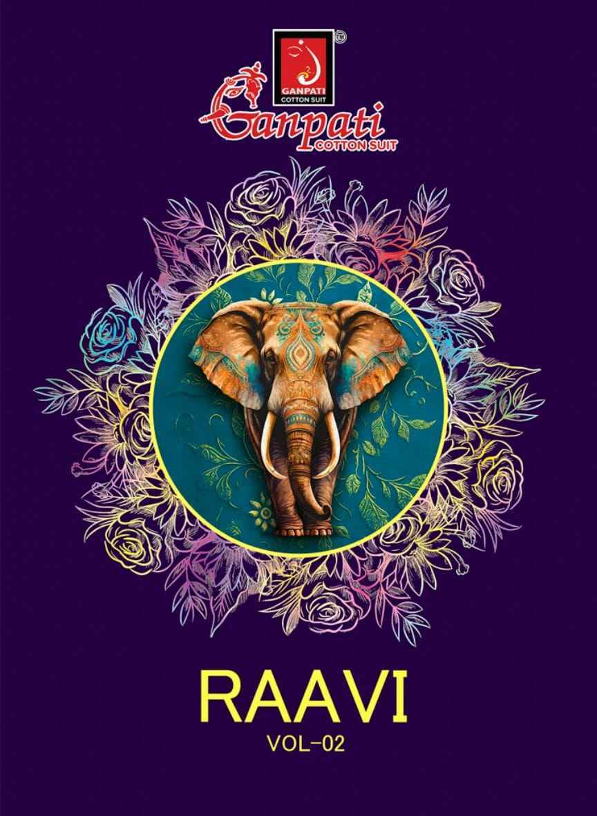 Ganpati Raavi Vol-2 Cotton Dress Material (6 pcs Catalogue)