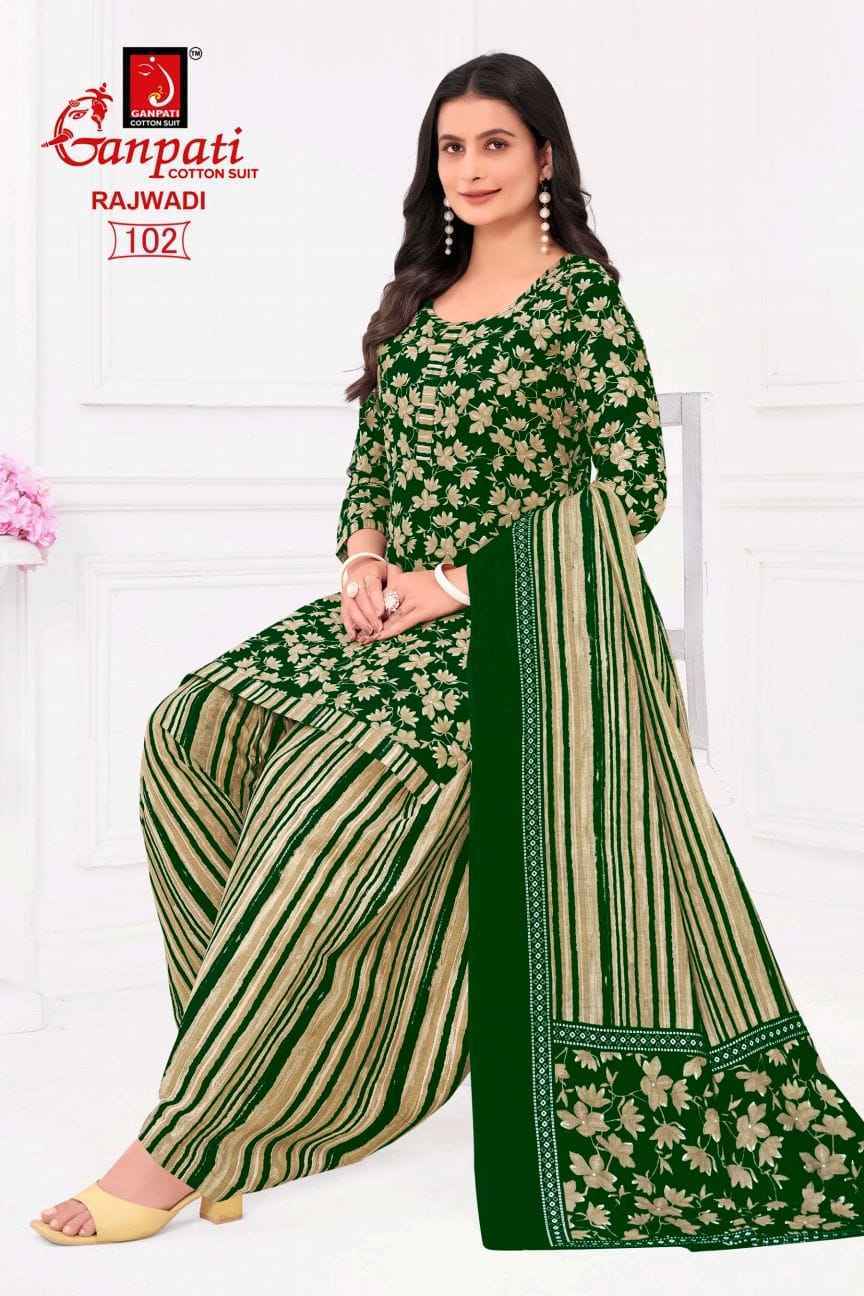Ganpati Rajwadi Vol-1 Cotton Dress Material (6 pcs Catalogue)