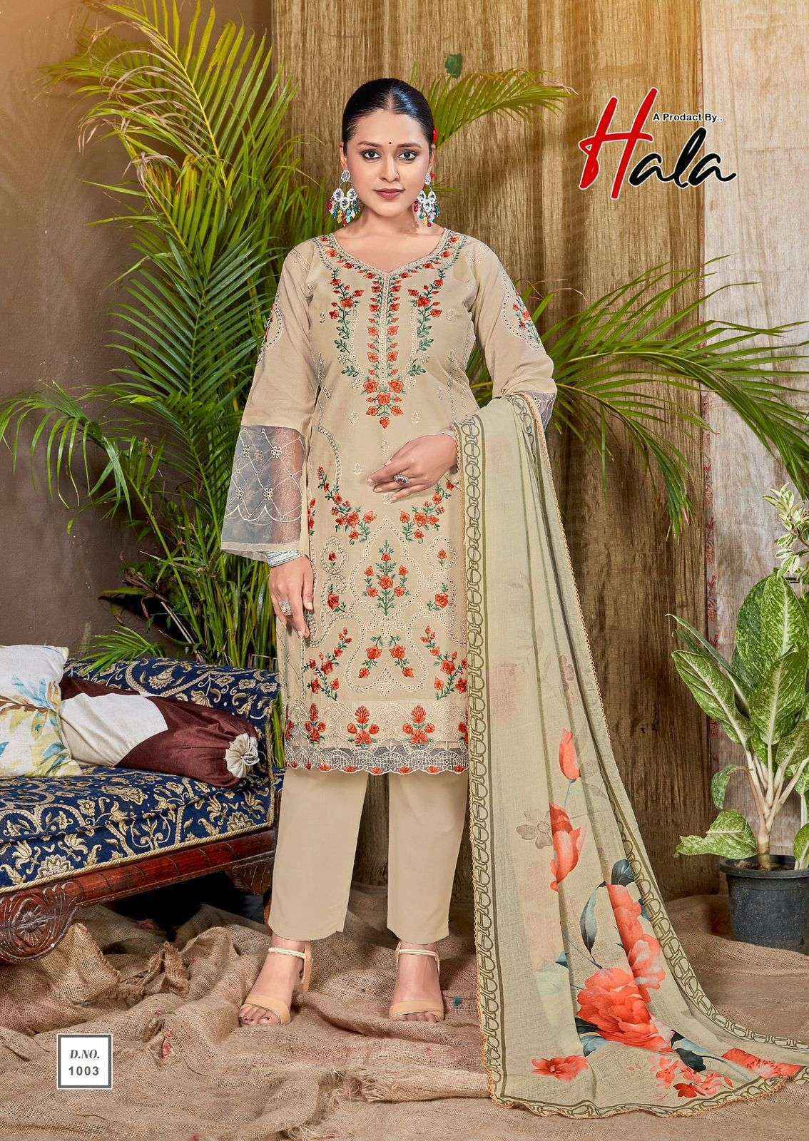 Hala Tabeer Edition 23 Lawn Cotton Dress Material 6 pcs Catalogue