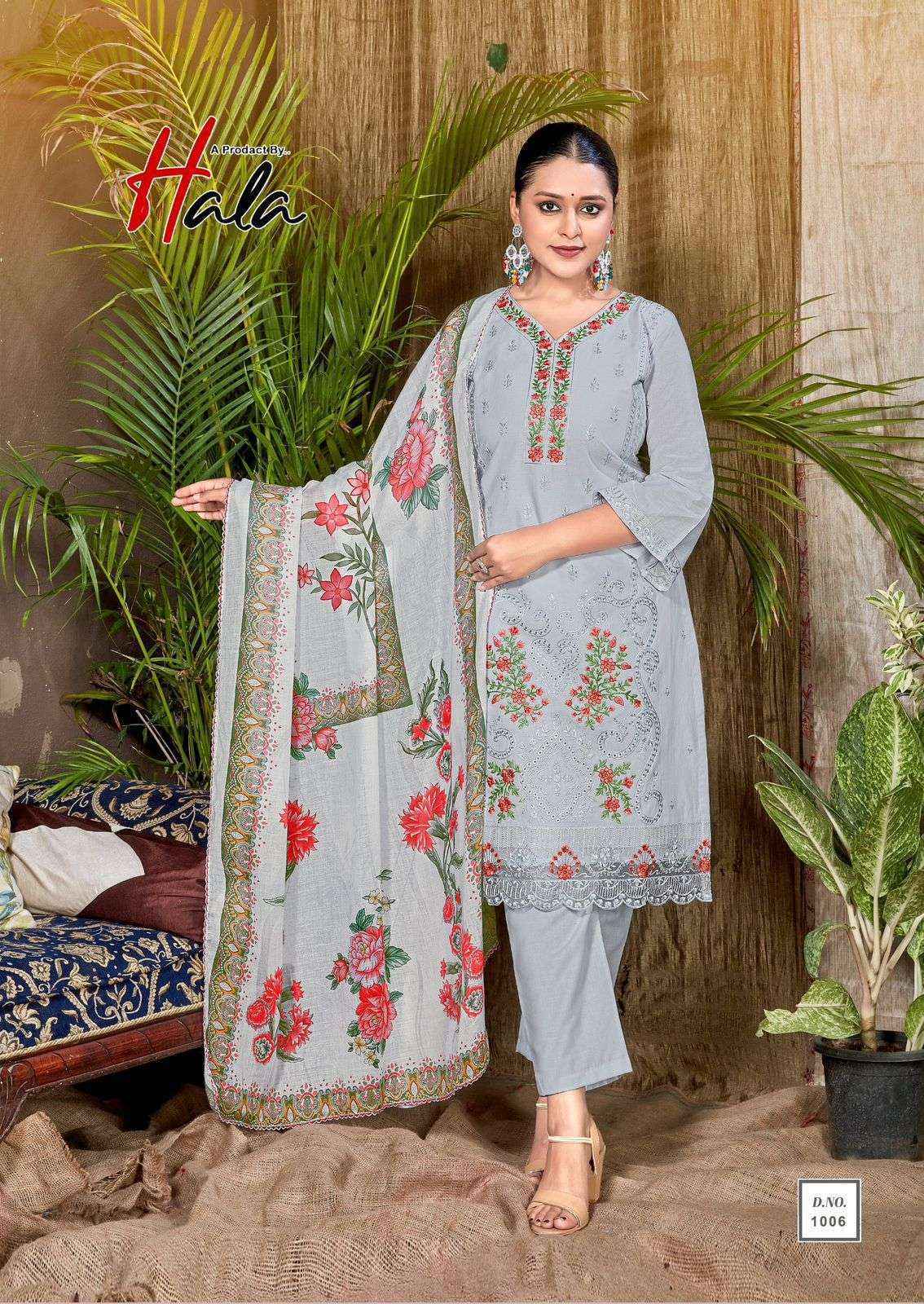 Hala Tabeer Edition 23 Lawn Cotton Dress Material 6 pcs Catalogue