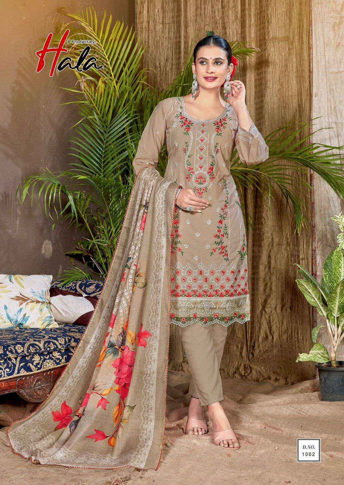 Hala Tabeer Edition 23 Lawn Cotton Dress Material 6 pcs Catalogue