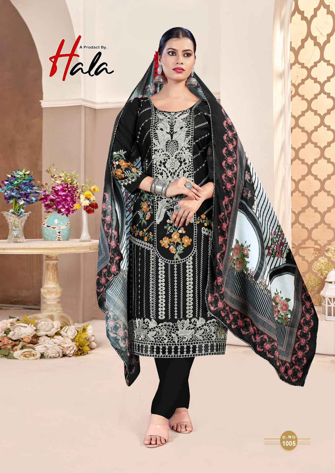 Hala Tabeer Edition-24 Lawn Cotton Dress Material (6 pcs Catalogue)