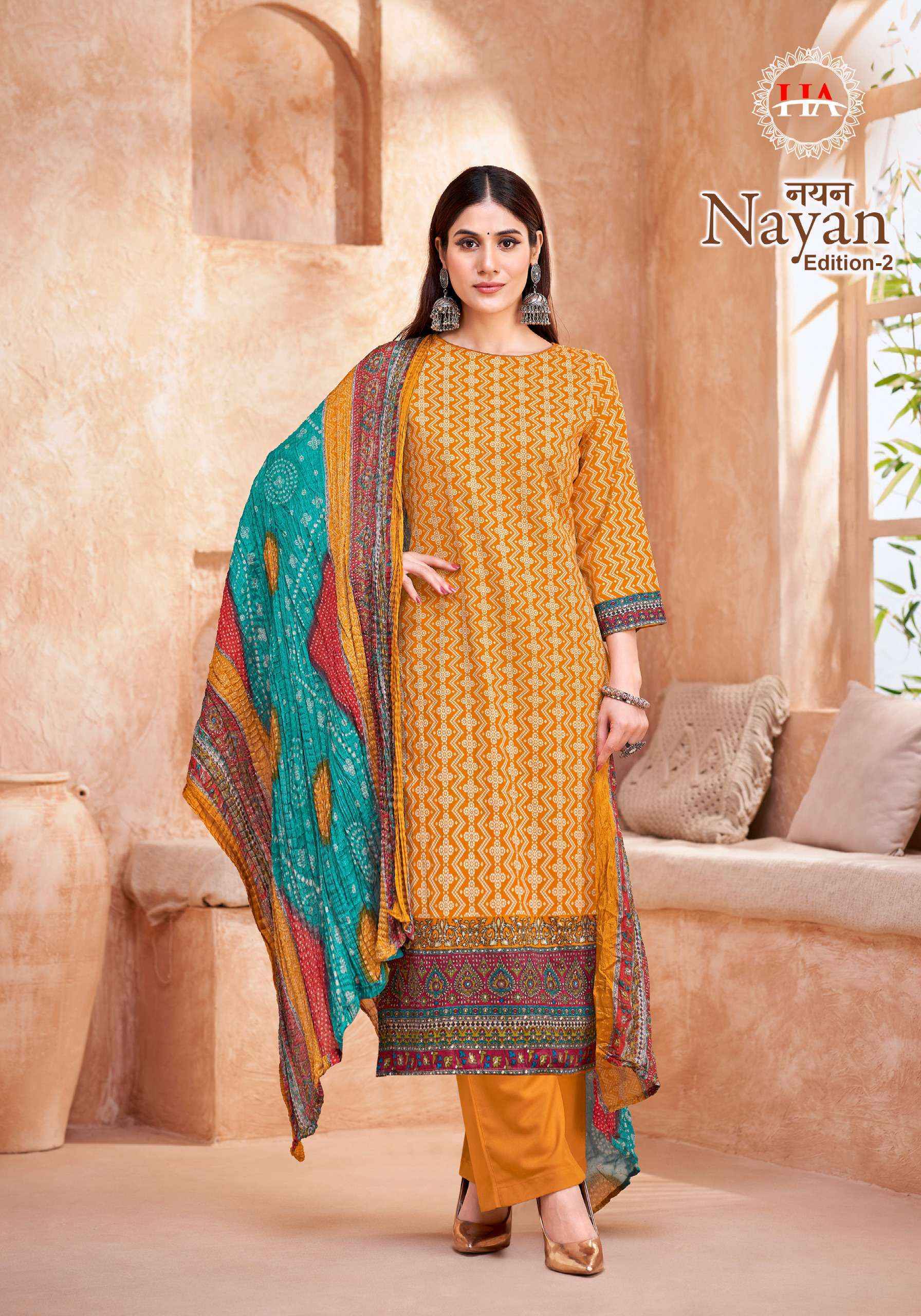 Harshit Fashion Hub Nayan Edition-2 Jam Cotton Dress Material (8 pcs Catalogue)