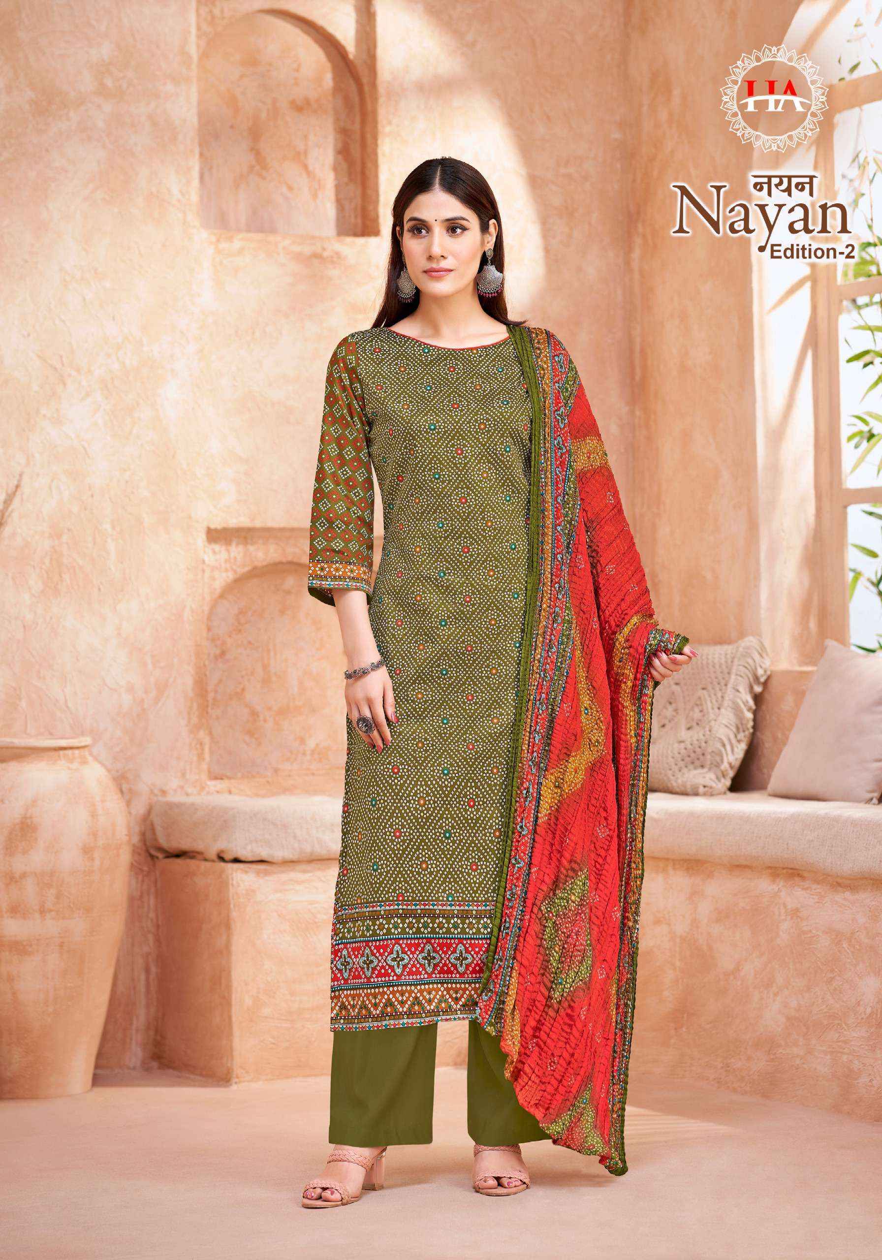 Harshit Fashion Hub Nayan Edition-2 Jam Cotton Dress Material (8 pcs Catalogue)