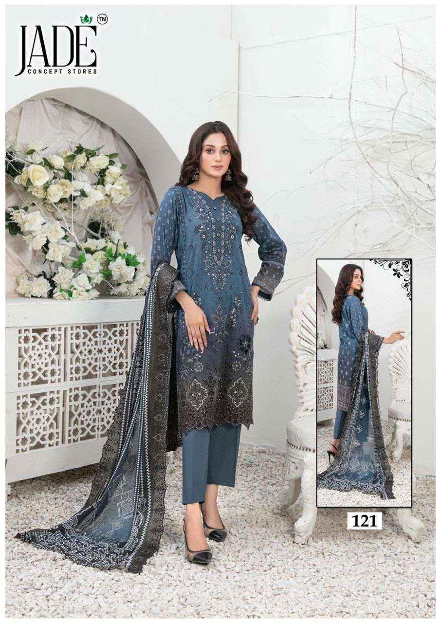 Jade Chevron Vol-13 Cotton Dress Material (6 Pc Catalog)