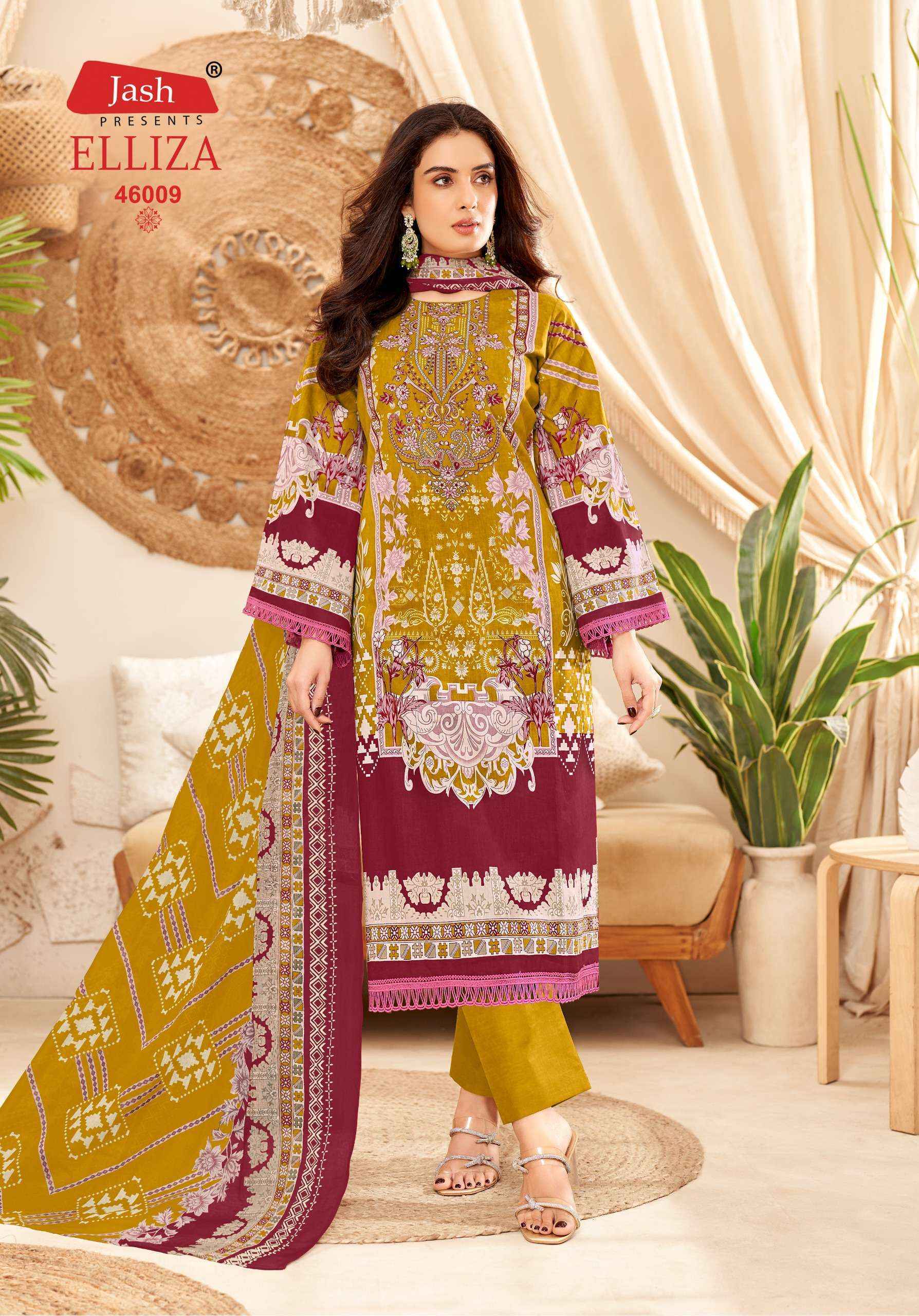 Jash Elliza Vol-46 Cotton Dress Material (10 pcs Catalogue)