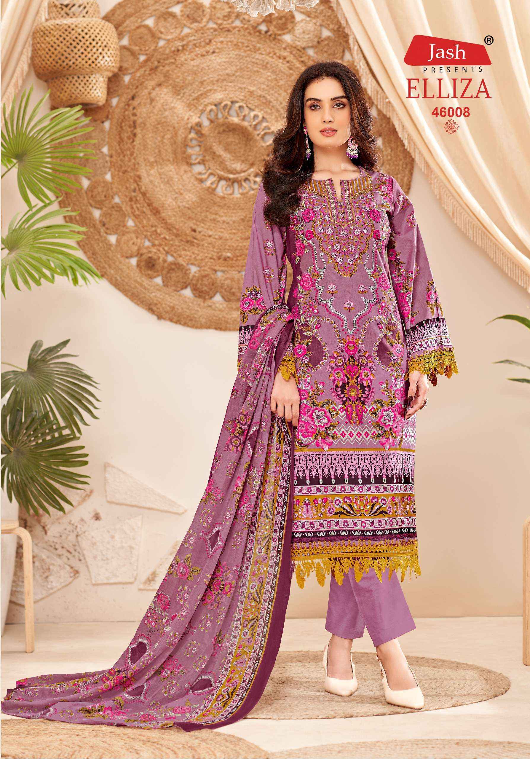 Jash Elliza Vol-46 Cotton Dress Material (10 pcs Catalogue)