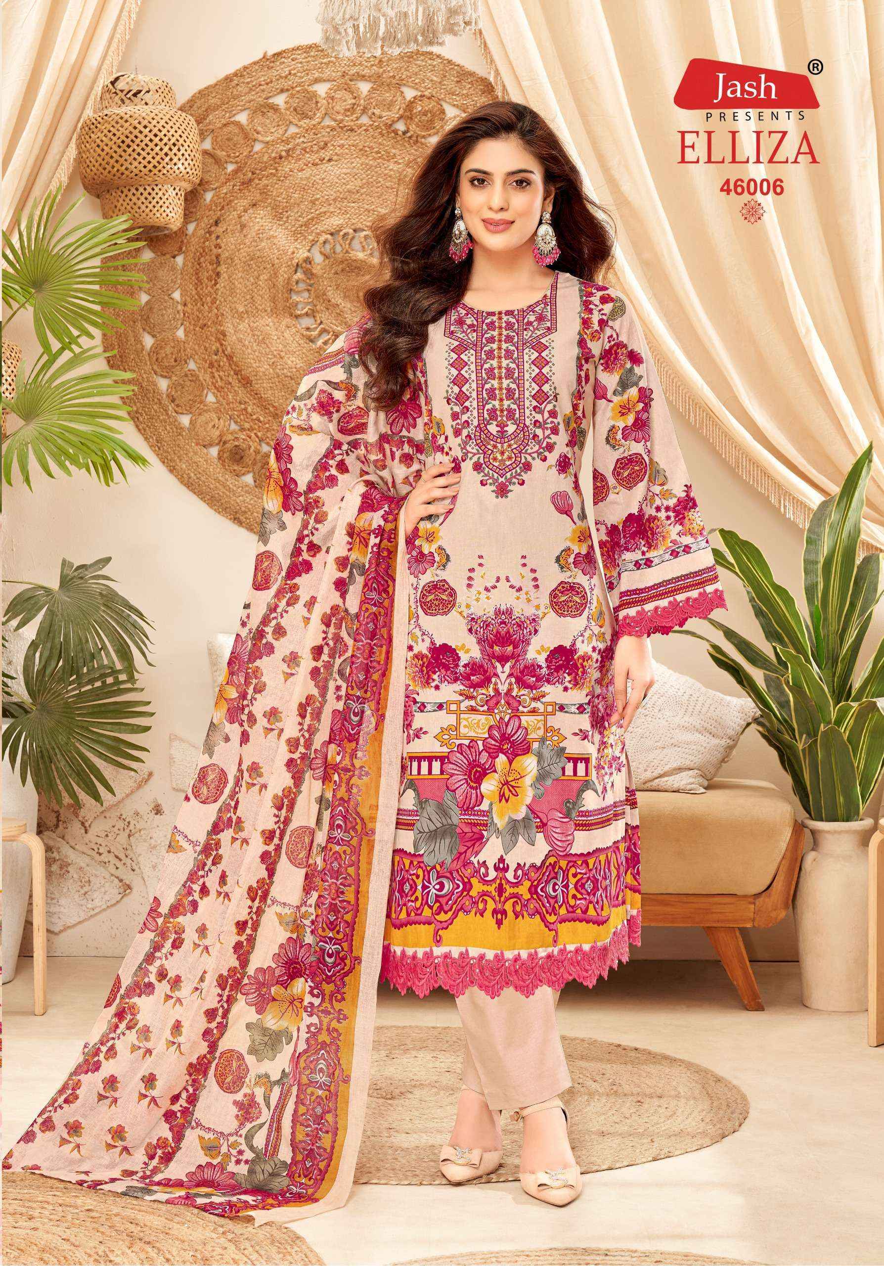 Jash Elliza Vol-46 Cotton Dress Material (10 pcs Catalogue)