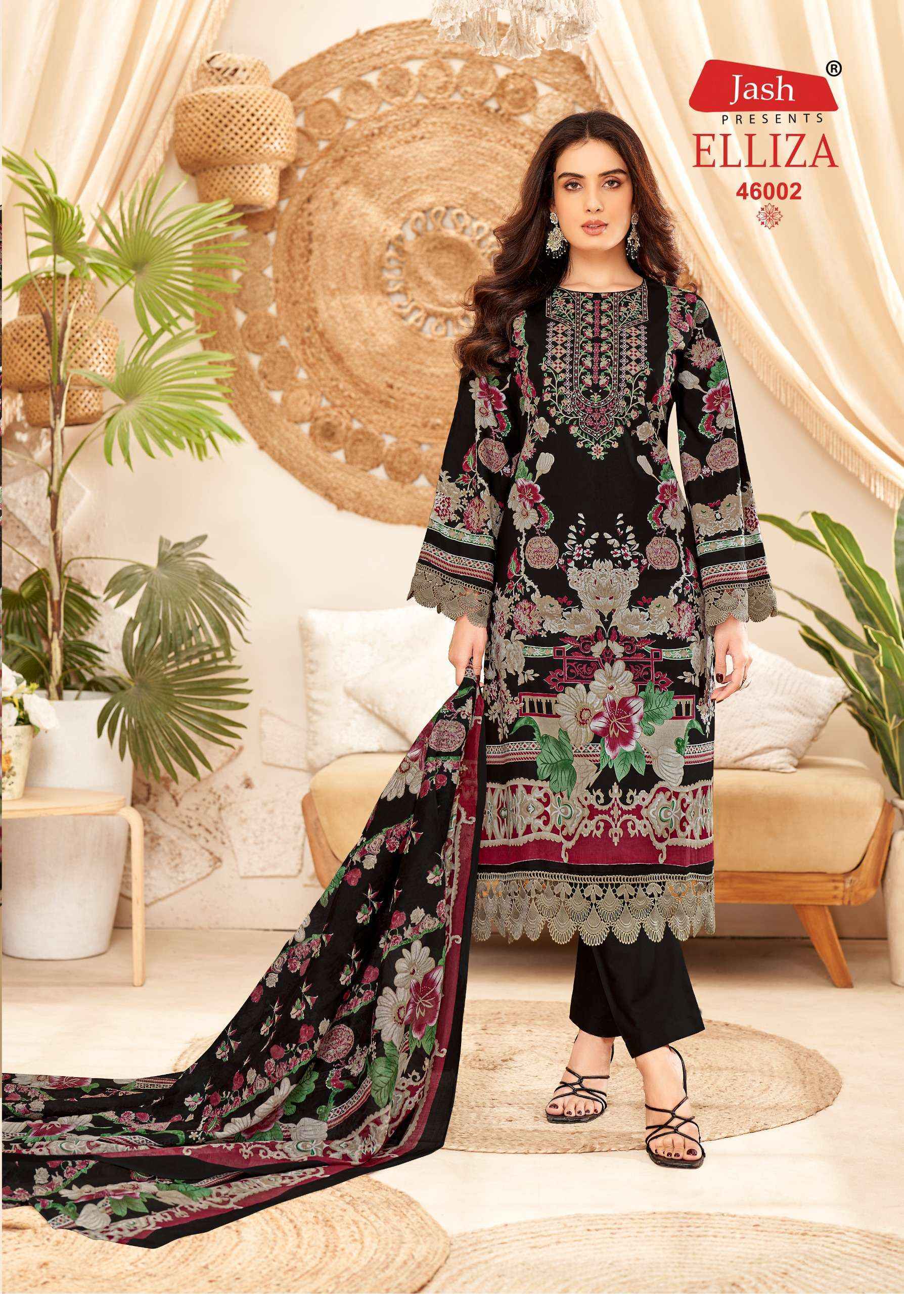 Jash Elliza Vol-46 Cotton Dress Material (10 pcs Catalogue)