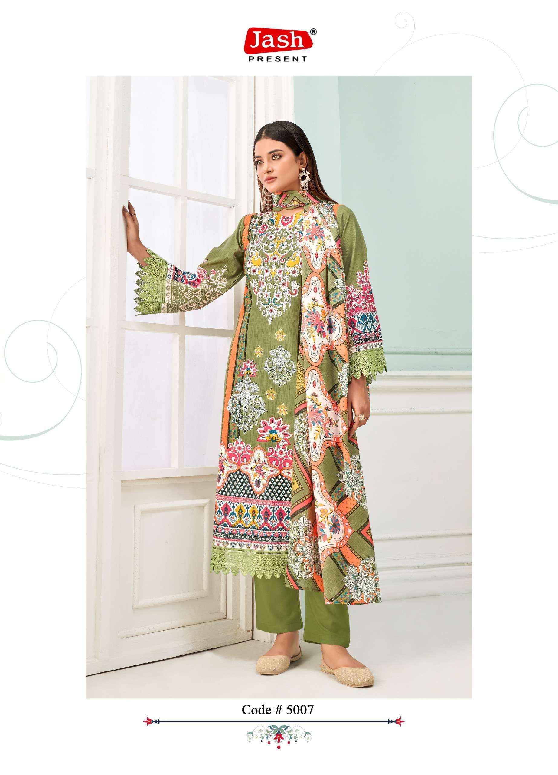 Jash Qurbat Vol-5 Cotton Dress Material (8 pcs Catalogue)